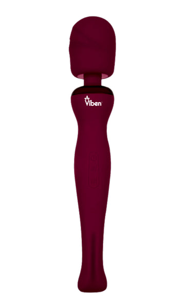 Viben Sultry Intense Handheld Wand Massager Ruby