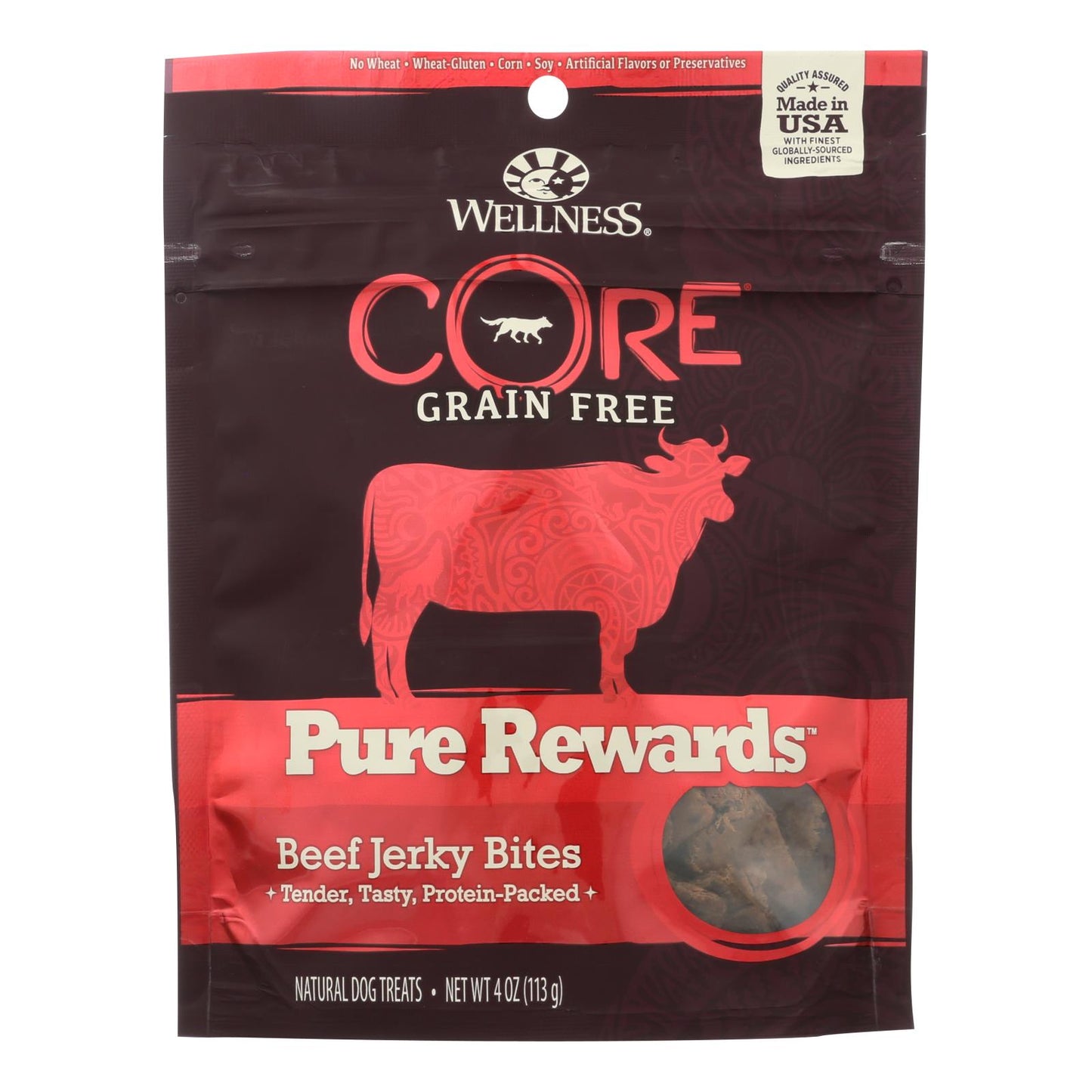 Wellness Pure Rewards Natural Dog Treats  - Case Of 8 - 4 Oz