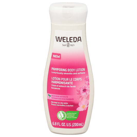 Weleda - Body Lotion Pamper Rose - 1 Each-6.8 Fz