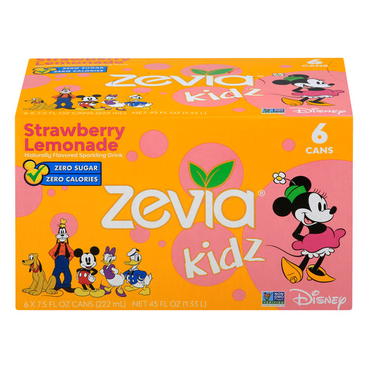 Zevia - Kidz Straw Lmaidsprk Rnk - Case Of 4-6/7.5 Fz