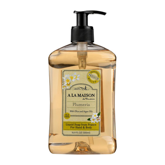 A La Maison - French Liquid Soap Plumeria - 1 Each-16.9 Fz