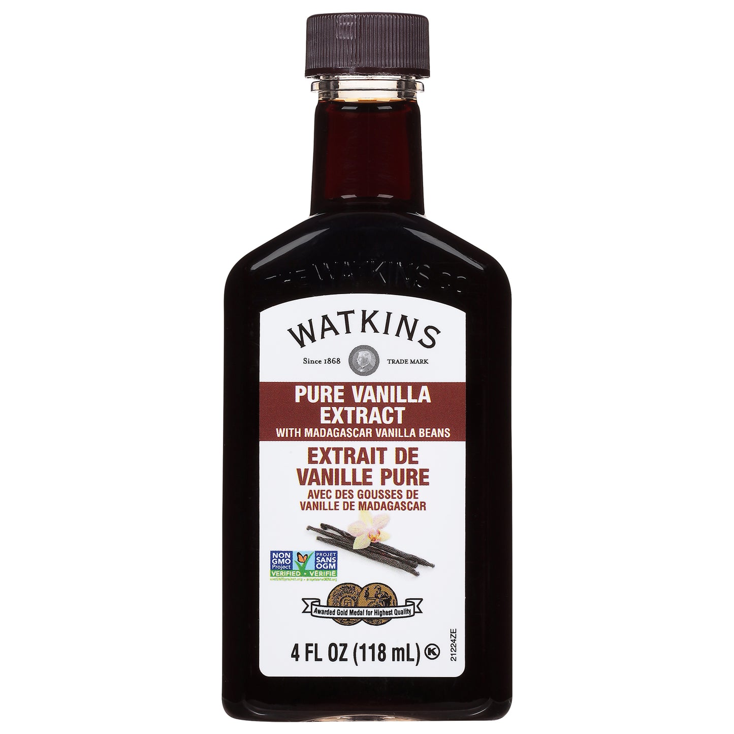 Watkins - Extract Vanilla Pure - Case Of 3-4 Oz