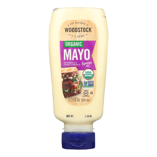 Woodstock Organic Mayo - Case Of 12 - 11.25 Oz