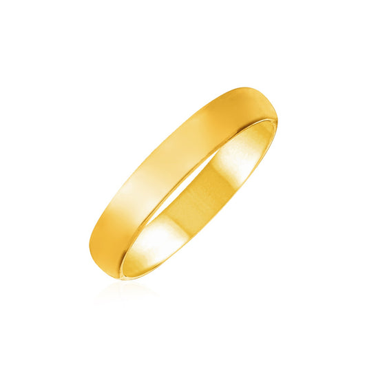 14k Yellow Gold Comfort Fit Wedding Band