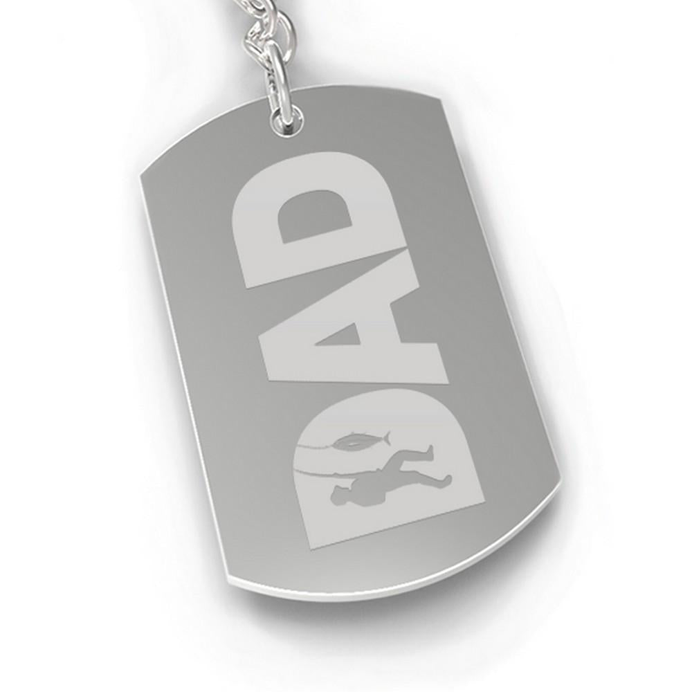 Dad Fish Key Chain For Fishing Dads Funny Gifts For Fishing Lovers