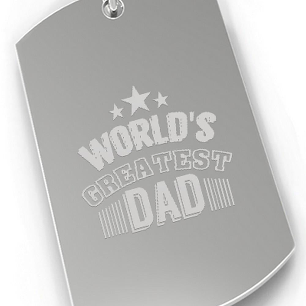 World's Greatest Dad Nickel Key Chain Unique Gifts For Dad Birthday