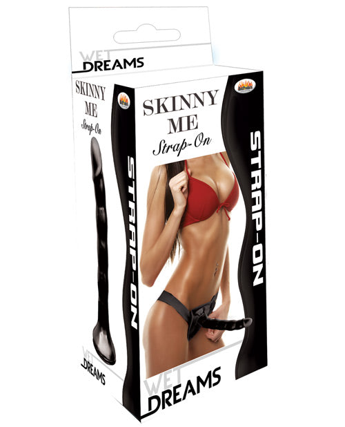 Wet Dreams Skinny Me 7" Strap On W/harness - Purple