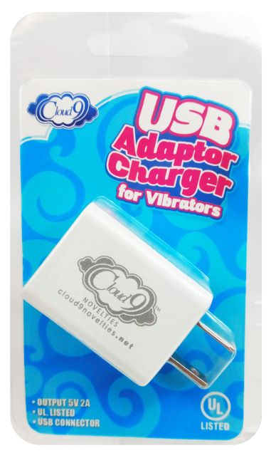 (d) Cloud 9 Usb 1 Port Adapter Charger For Vibrators