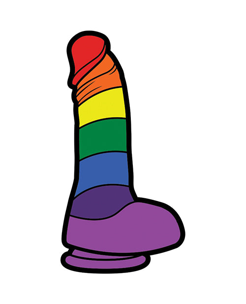 Wood Rocket Sex Toy Gay Pride Dildo Pin