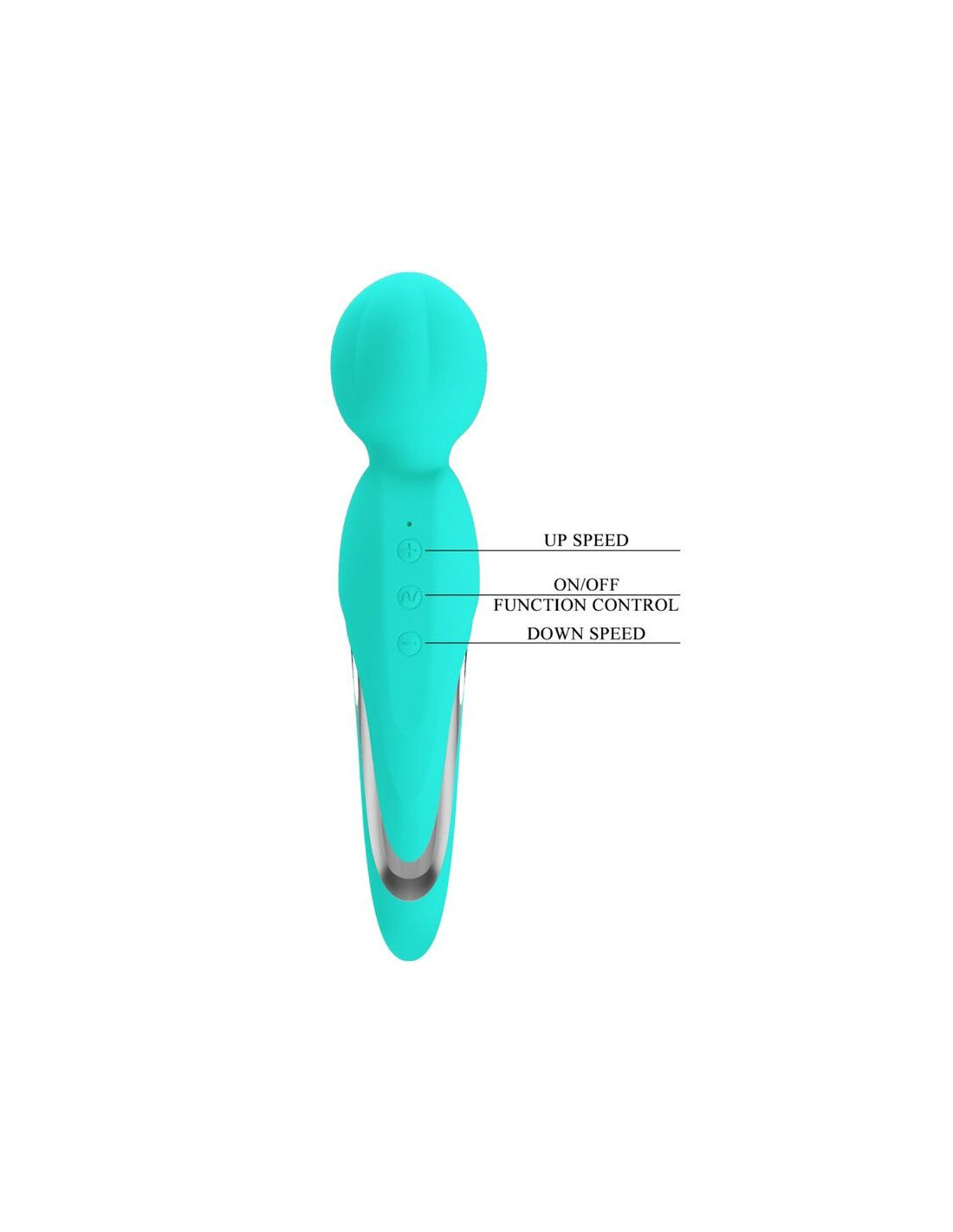 Walter Super Soft Silicone Wand - Seafoam