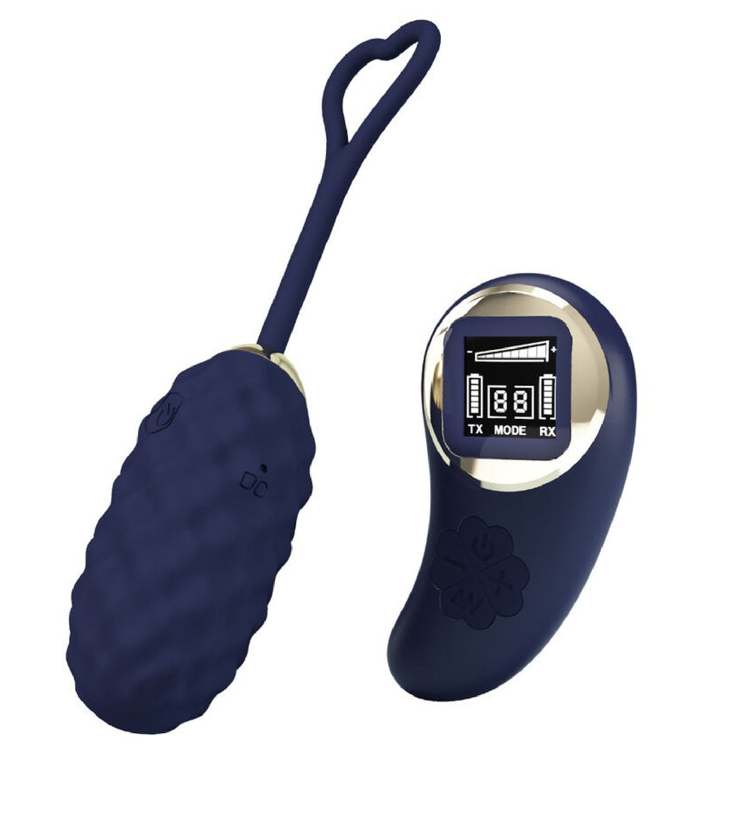 Vivian Remote Control Vibrating Egg - Blue