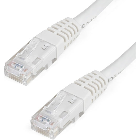 StarTech.com 100 ft White Molded Cat6 UTP Patch Cable - ETL Verified