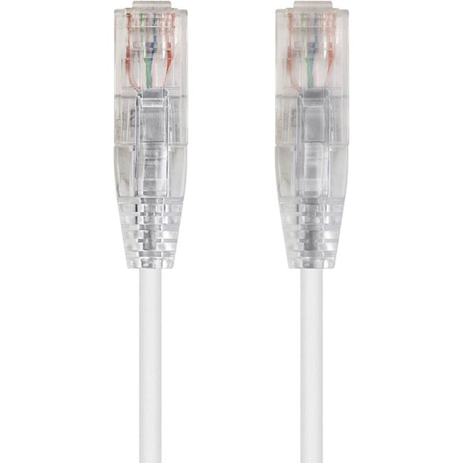 Monoprice SlimRun Cat6 28AWG UTP Ethernet Network Cable, 20ft White