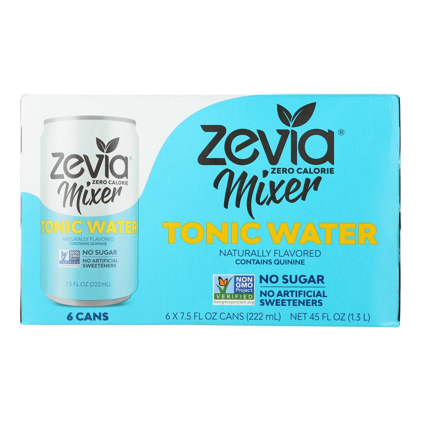 Zevia Zero Calorie Mixer - Tonic Water - Case Of 4 - 6/7.5 Fl Oz