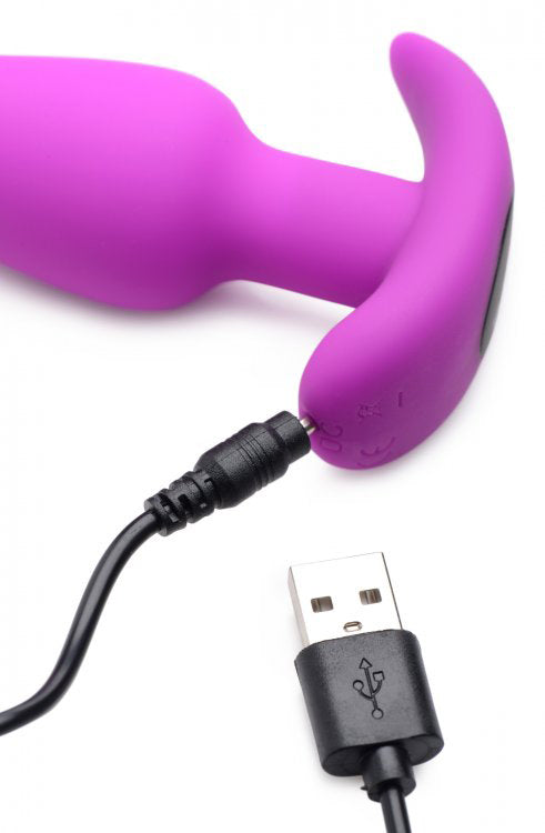 21x Silicone Butt Plug With Remote