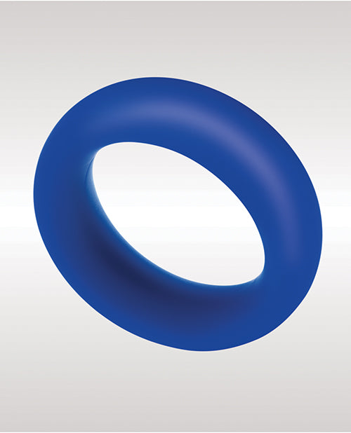 Zolo Extra Thick Silicone Cock Ring - Blue