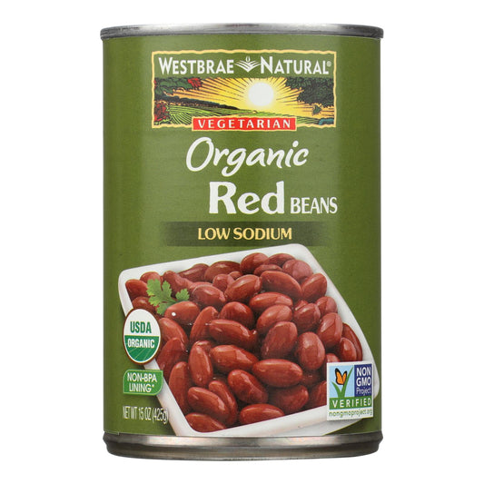 Westbrae Foods Organic Red Beans - Case Of 12 - 15 Oz.