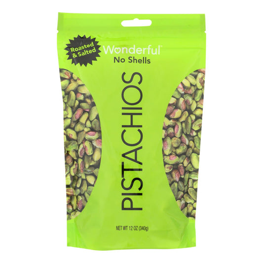 Wonderful Pistachios Roasted & Salted Pistachios - Case Of 12 - 12 Oz