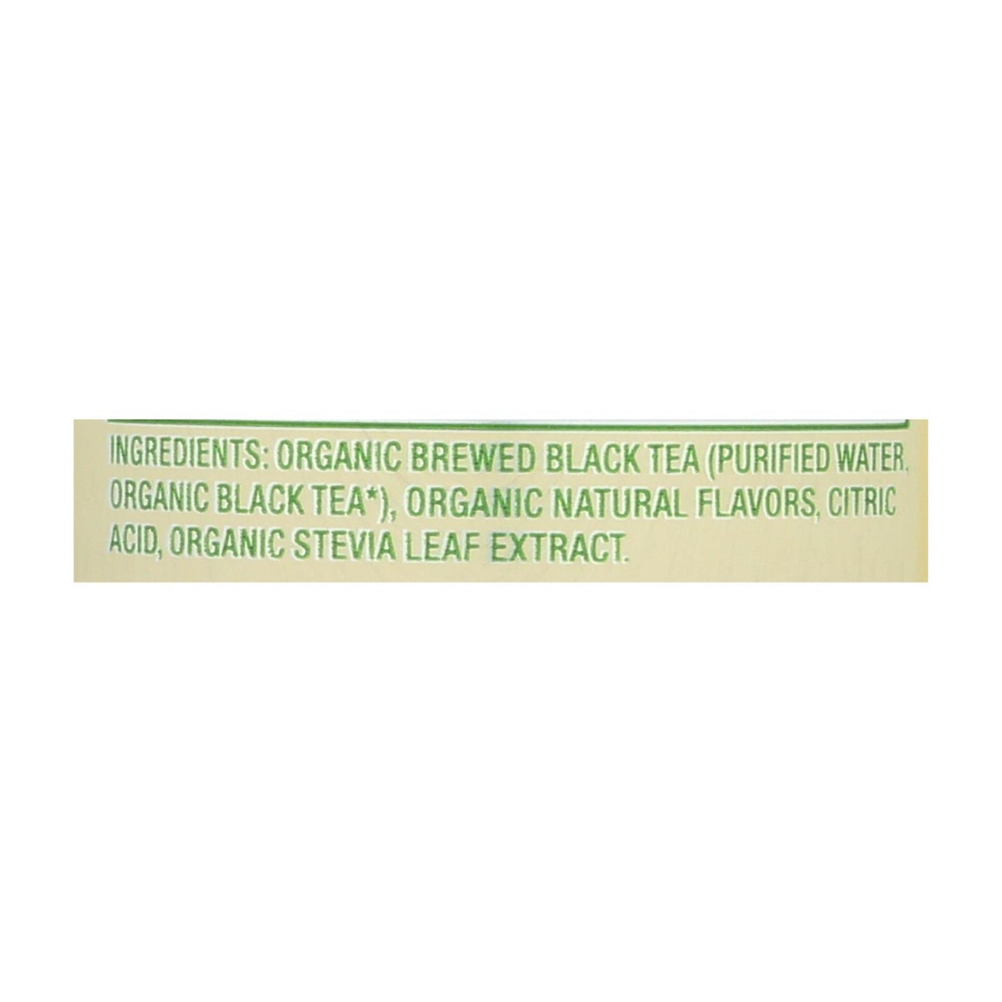 Zevia - Tea Black Peach - Case Of 12 - 12 Fz