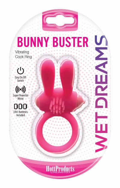 Wet Dreams Bunny Buster Cock Ring W/ Turbo Bunny Motor