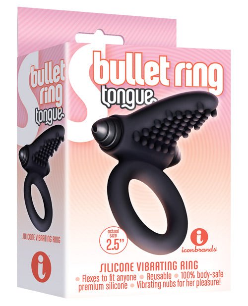 9's S-bullet Ring Tongue Silicone