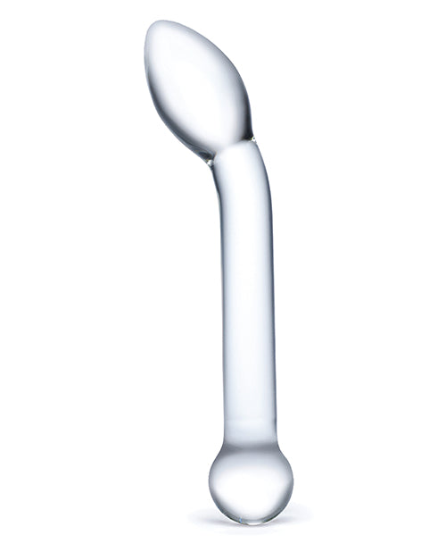 8 In Slimline G Spot Glass Dildo