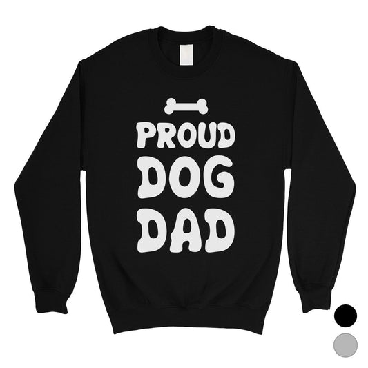 Proud Dog Dad Mens/Unisex Fleece Sweatshirt