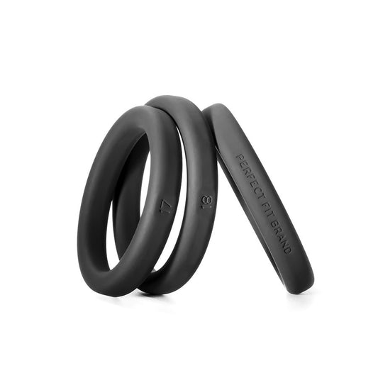 Xact Fit Silicone Rings #14 #17 #20 Black