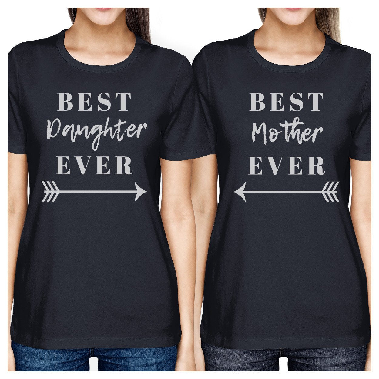 Best Daughter & Mother Ever Navy Matching T Shirt For Mothers Day