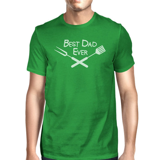 Best Bbq Dad Green Graphic T-shirt For Men Funny Gift Ideas For Dad