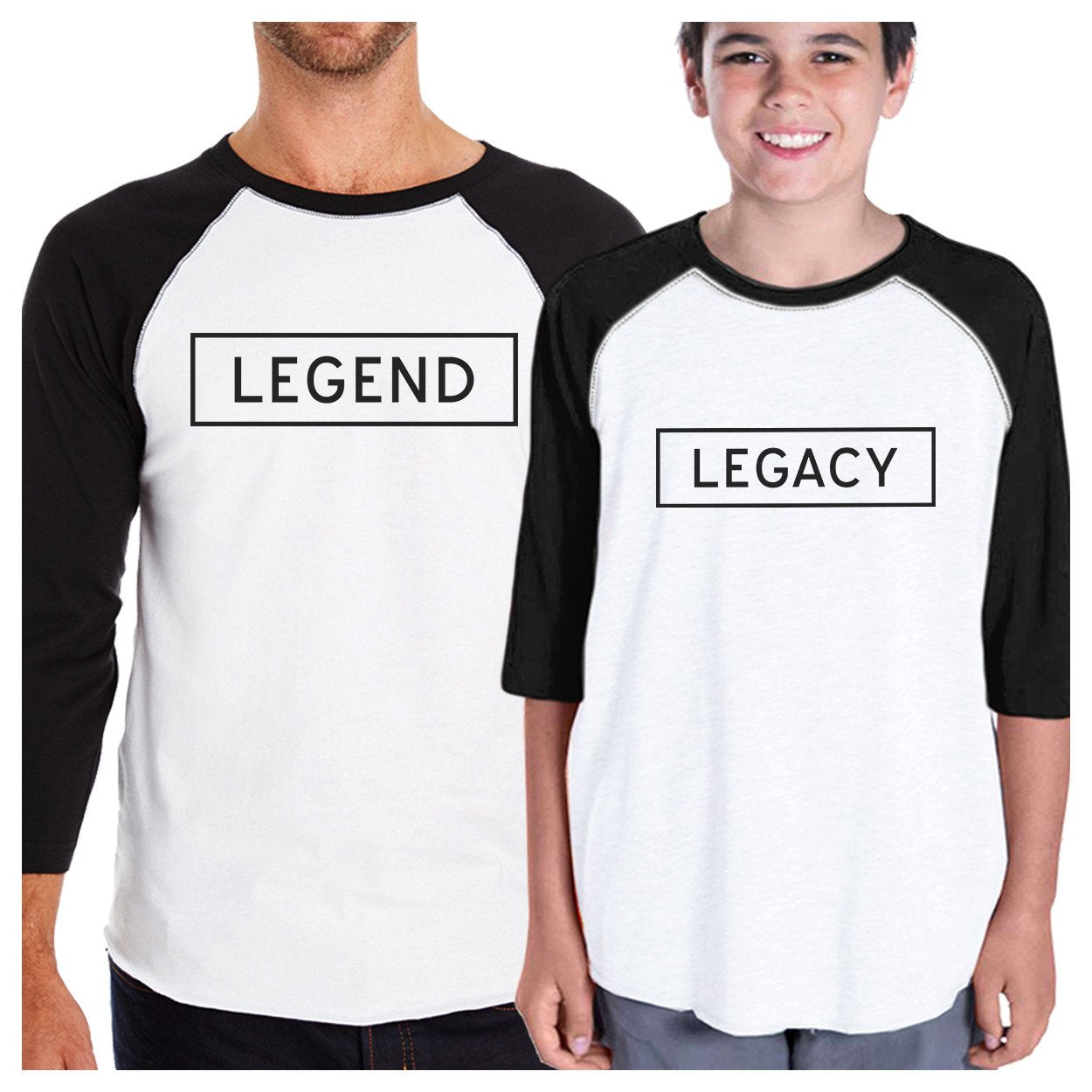 Legend Legacy 3/4 Sleeve Baseball T-Shirt Unique Baby Shower Gifts