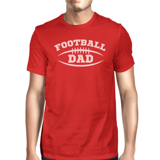 Football Dad Men's Red Short Sleeve Top Unique Gifts For Father Day