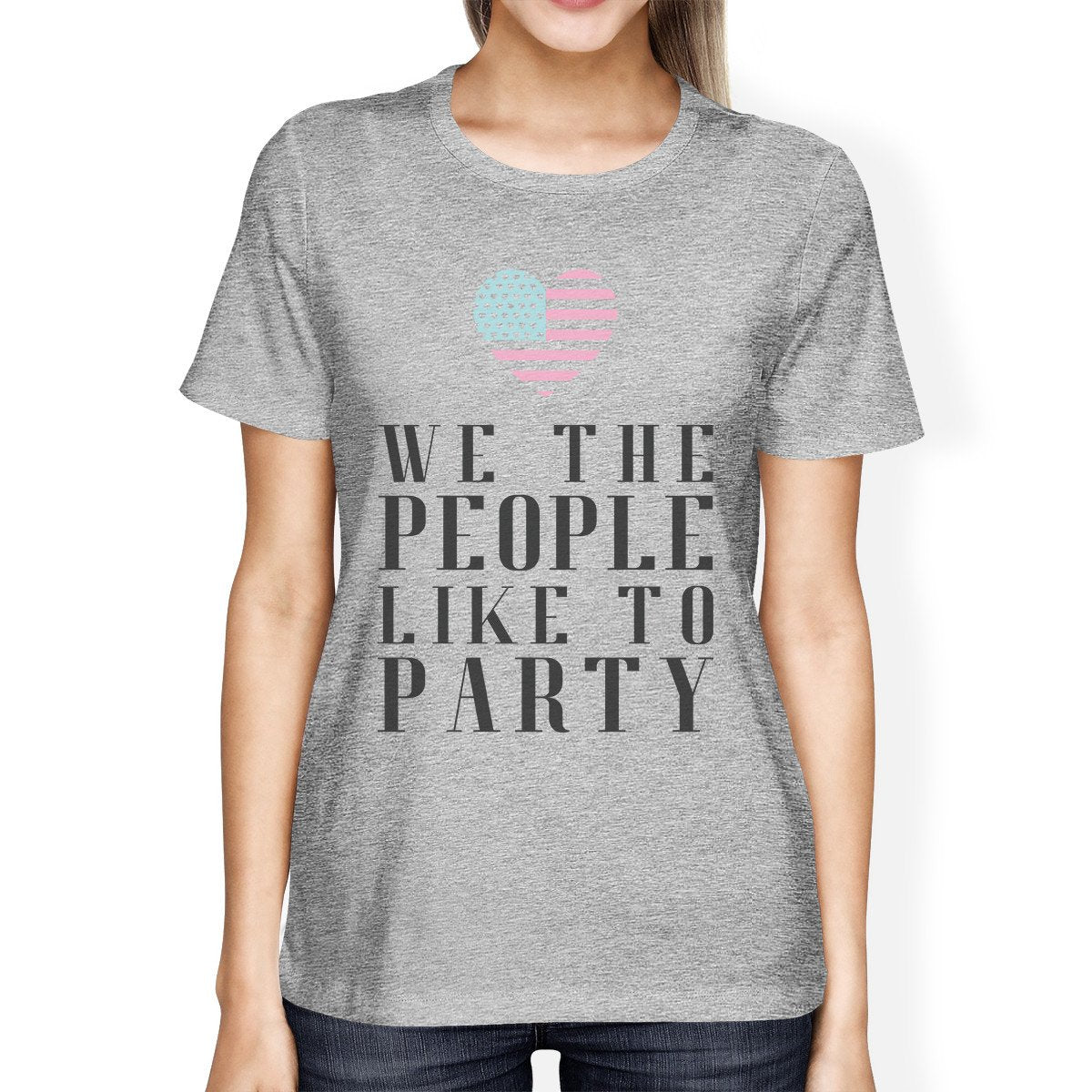 We The People Funny Independence Day Unique Design T-Shirt For Her