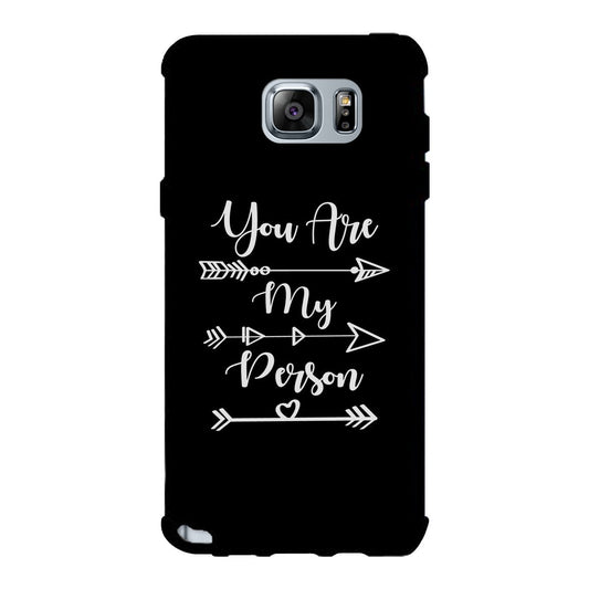 You Are My Person - Black Phone Case