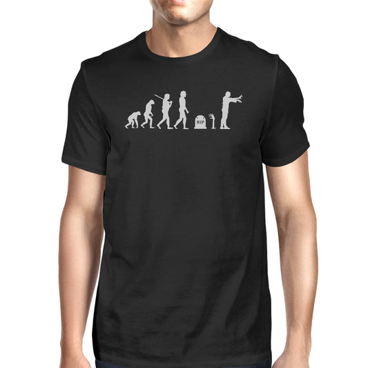 Zombie Evolution Mens Black Shirt