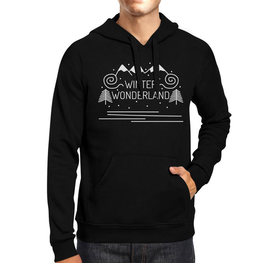 Winter Wonderland Black Hoodie