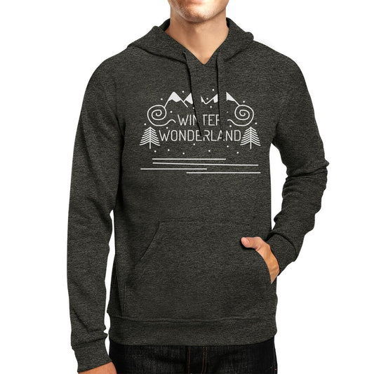 Winter Wonderland Dark Grey Hoodie