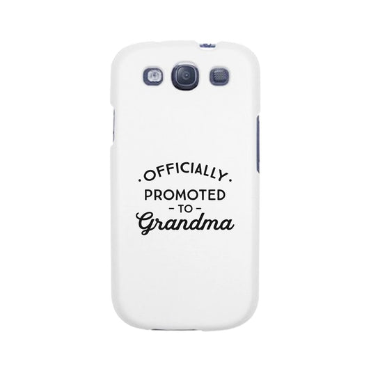 Officially Promoted To Grandma White Phone Case