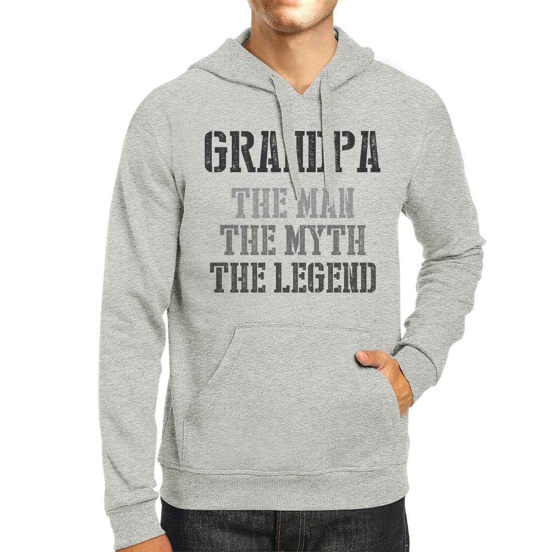 Legend Grandpa Unisex Fleece Hoodie Cute Funny Fathers Day Present