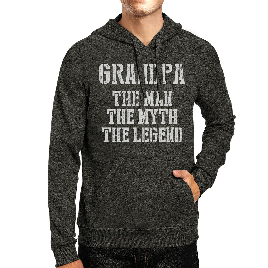 Legend Grandpa Unisex Fleece Hoodie Cute Funny Fathers Day Present