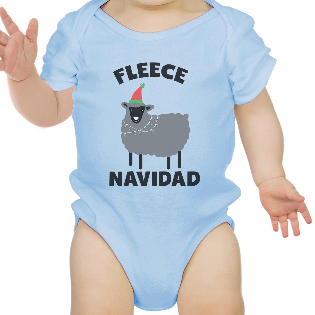 Fleece Navidad Cotton Made Cute Baby Bodysuit Gift For Christmas