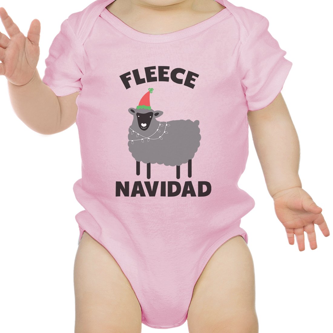 Fleece Navidad Cotton Made Cute Baby Bodysuit Gift For Christmas