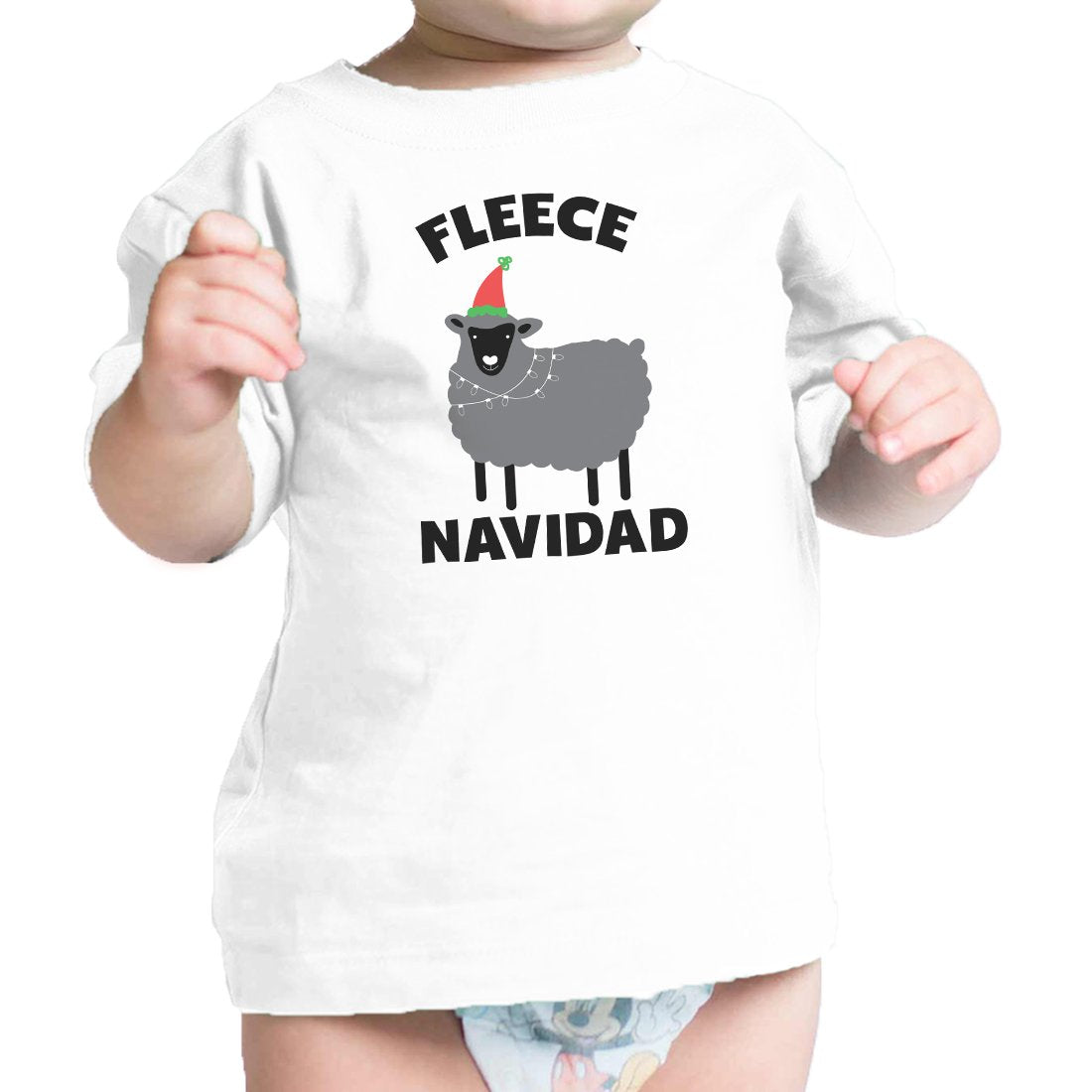 Fleece Navidad Baby Gift Tee