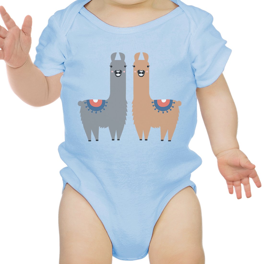 Llama Pattern Baby Bodysuit Gift