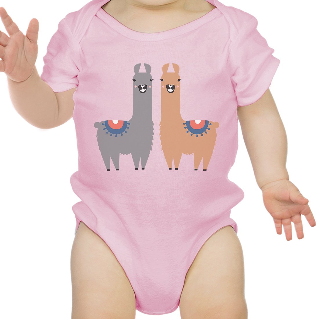 Llama Pattern Baby Bodysuit Gift