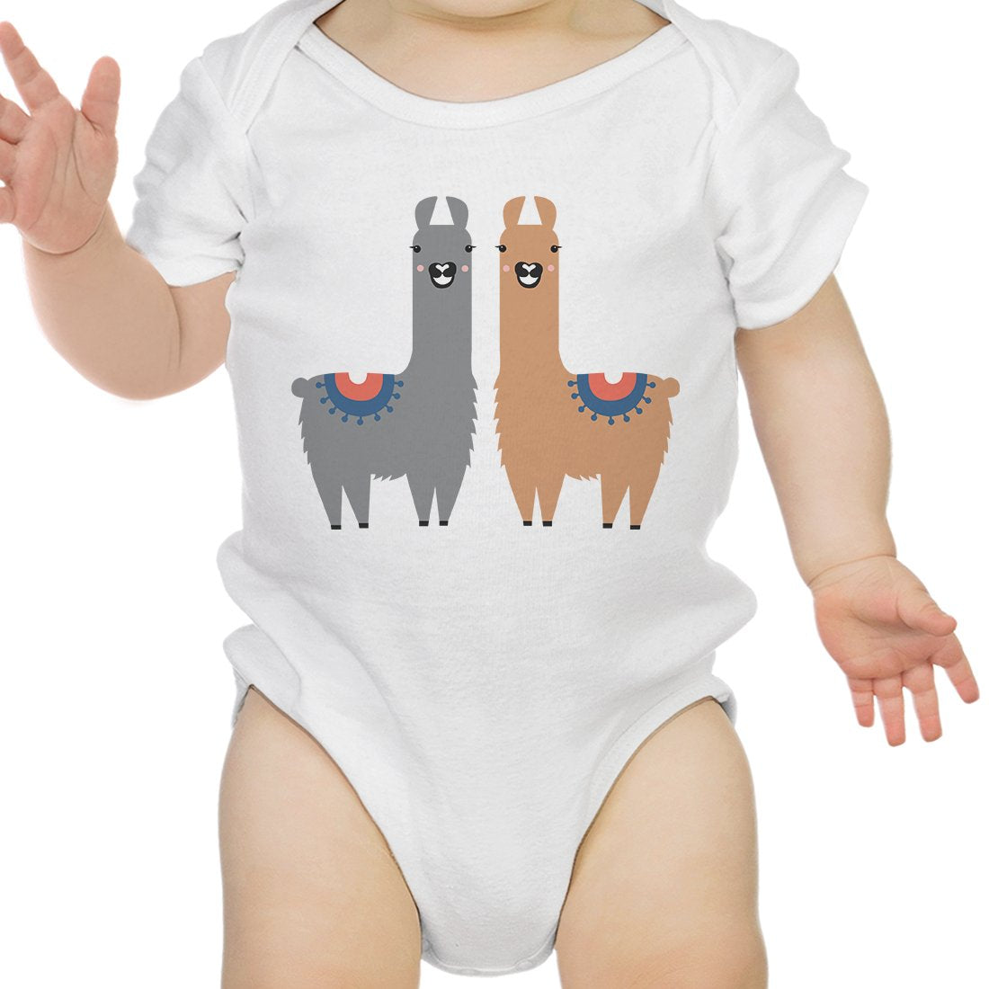 Llama Pattern Baby Bodysuit Gift