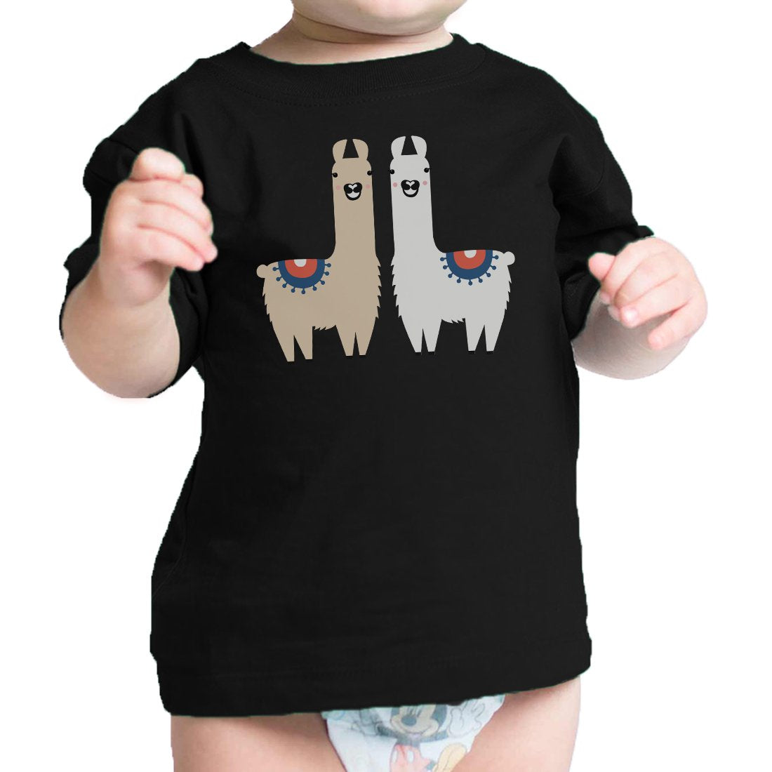 Llama Pattern Baby Gift Tee