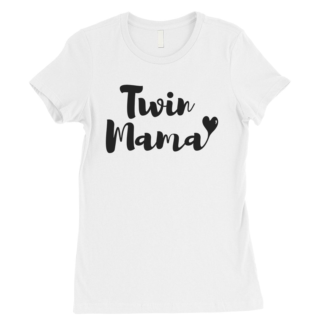 Twin Mama Womens Cotton Tee T-Shirt Funny Mother's Day Gift T-Shirt