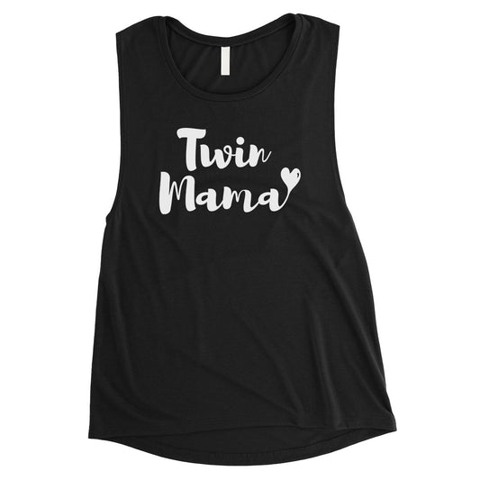 Twin Mama Womens Muscle T-Shirt