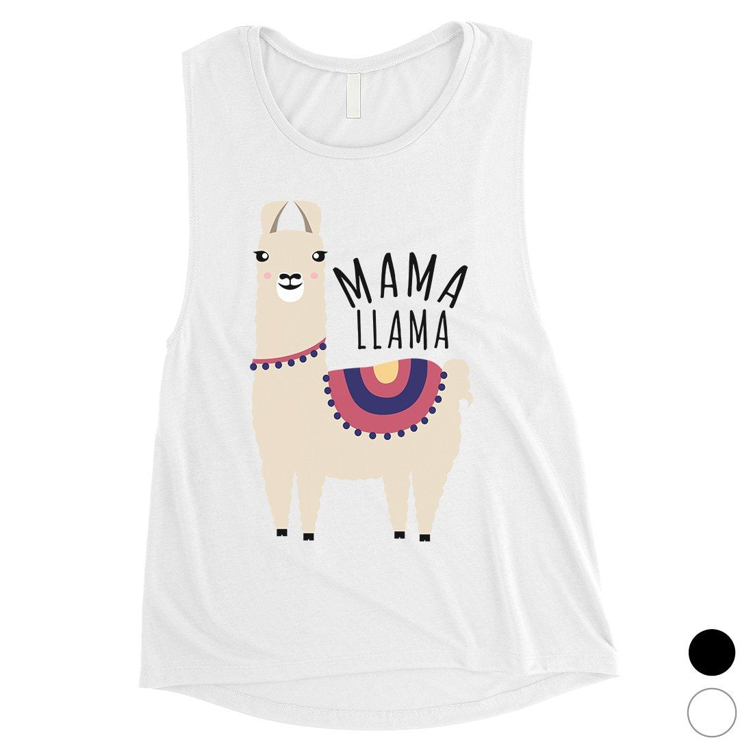 Mama Llama Womens Muscle T-Shirt